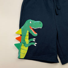 Load image into Gallery viewer, Boys Anko, navy shorts, elasticated, dinosaur, EUC, size 8,  
