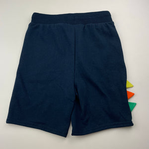 Boys Anko, navy shorts, elasticated, dinosaur, EUC, size 8,  