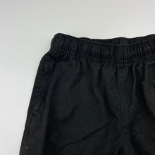 Load image into Gallery viewer, Boys Anko, black school shorts, elasticated, GUC, size 4,  