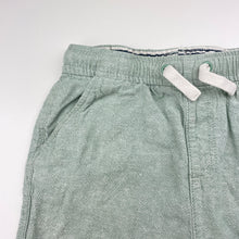 Load image into Gallery viewer, Boys Anko, green linen / cotton shorts, elasticated, FUC, size 9,  