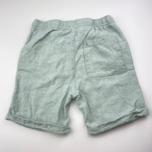 Load image into Gallery viewer, Boys Anko, green linen / cotton shorts, elasticated, FUC, size 9,  