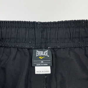 Boys Everlast, black sports / activewear shorts, elasticated, EUC, size 14,  