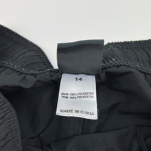 Load image into Gallery viewer, Boys Everlast, black sports / activewear shorts, elasticated, EUC, size 14,  