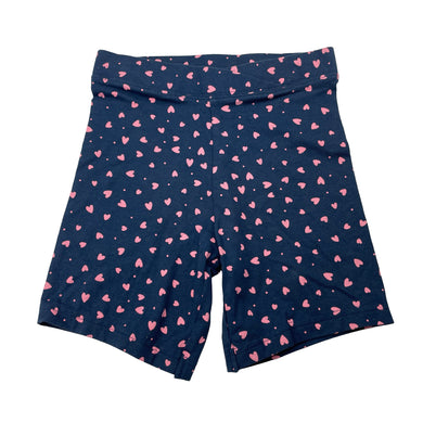 Girls Anko, stretchy bike shorts, hearts, EUC, size 9,  