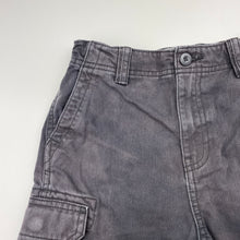 Load image into Gallery viewer, Boys Cotton On, denim cargo shorts, adjustable, wash fade, FUC, size 7,  