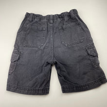 Load image into Gallery viewer, Boys Cotton On, denim cargo shorts, adjustable, wash fade, FUC, size 7,  
