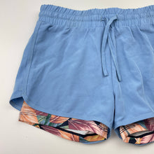 Load image into Gallery viewer, Girls Target, dual layer sports / activewear shorts, elasticated, EUC, size 8,  