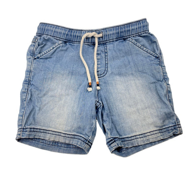Boys 1964 Denim Co, stretch denim shorts, elasticated, FUC, size 5,  