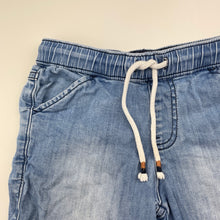 Load image into Gallery viewer, Boys 1964 Denim Co, stretch denim shorts, elasticated, FUC, size 5,  