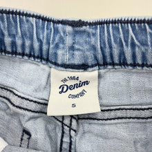 Load image into Gallery viewer, Boys 1964 Denim Co, stretch denim shorts, elasticated, FUC, size 5,  