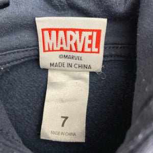 Boys Marvel, Avengers, Captain America fleece-lined hoodie sweater, GUC, size 7,  