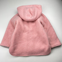 Load image into Gallery viewer, Girls Mango, thick fleece hooded jacket / coat, FUC, size 4,  