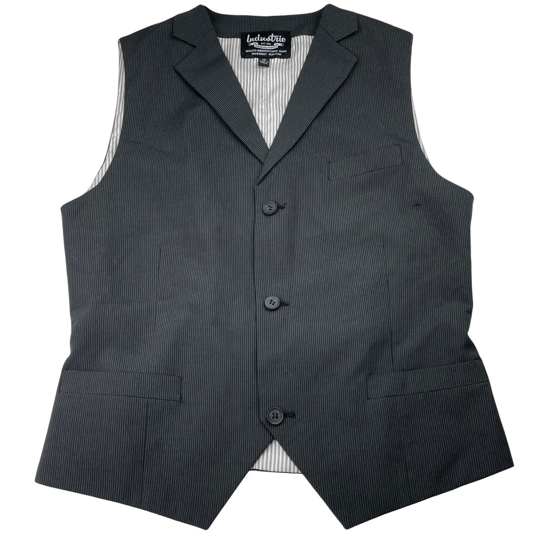 Boys Industrie, pin stripe formal / suit waistcoat / vest (Housten), GUC, size 14,  