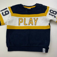 Load image into Gallery viewer, Boys Ollie's Place, navy ribbed sweater / jumper, FUC, size 1,  