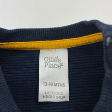 Load image into Gallery viewer, Boys Ollie's Place, navy ribbed sweater / jumper, FUC, size 1,  