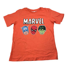 Load image into Gallery viewer, Boys Marvel, superhero cotton tee / top, light marks, FUC, size 6,  