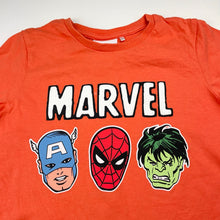Load image into Gallery viewer, Boys Marvel, superhero cotton tee / top, light marks, FUC, size 6,  