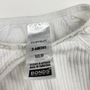 Unisex Bonds, cozysuit coverall / romper, FUC, size 00,  