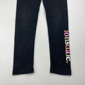 Girls Lonsdale, stretchy sports / activewear leggings, Inside leg: 48cm, GUC, size 6,  