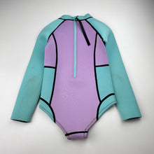 Load image into Gallery viewer, Girls SEAFOLLY, long sleeve springsuit, marks front &amp; back, FUC, size 5,  