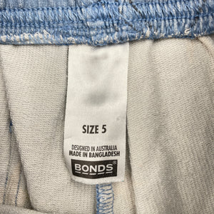 Unisex Bonds, stretchy shorts, elasticated, stars, GUC, size 5,  
