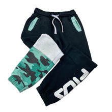 Load image into Gallery viewer, Boys FILA, fleece lined track pants, elasticated, Inside leg: 48.5cm, FUC, size 7,  