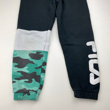Load image into Gallery viewer, Boys FILA, fleece lined track pants, elasticated, Inside leg: 48.5cm, FUC, size 7,  