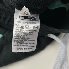 Load image into Gallery viewer, Boys FILA, fleece lined track pants, elasticated, Inside leg: 48.5cm, FUC, size 7,  