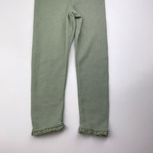 Load image into Gallery viewer, Girls Cotton On, green waffle leggings, Inside leg: 36cm, FUC, size 3,  
