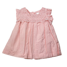 Load image into Gallery viewer, Girls Little Bundle, floral lace trim lined cotton top, EUC, size 1,  