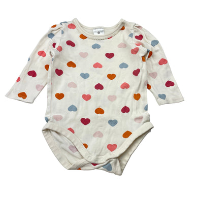 Girls Target, cotton bodysuit / romper, EUC, size 00,  