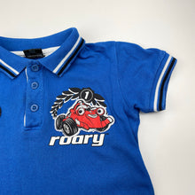 Load image into Gallery viewer, Boys ROARY, The Racing Car cotton polo top, GUC, size 4,  