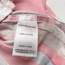 Load image into Gallery viewer, Girls Peter Alexander, striped lightweight cotton pyjama shirt / top, FUC, size 6,  