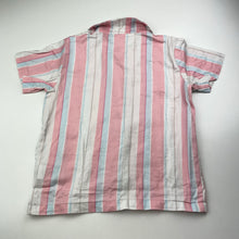 Load image into Gallery viewer, Girls Peter Alexander, striped lightweight cotton pyjama shirt / top, FUC, size 6,  