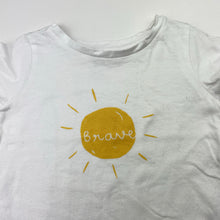 Load image into Gallery viewer, Girls Anko, white cotton tee / top, GUC, size 2,  