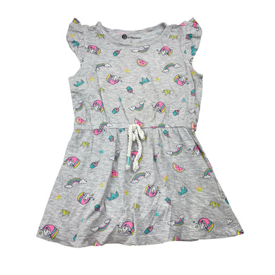 Girls B Collection, casual summer dress, unicorns, FUC, size 2, L: 44cm
