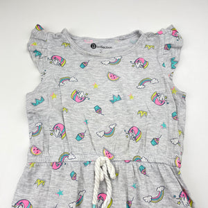 Girls B Collection, casual summer dress, unicorns, FUC, size 2, L: 44cm