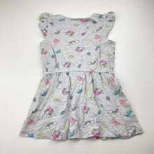 Load image into Gallery viewer, Girls B Collection, casual summer dress, unicorns, FUC, size 2, L: 44cm