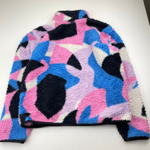 Load image into Gallery viewer, Girls Mango, coulourful fleece sweater / jumper, FUC, size 12,  