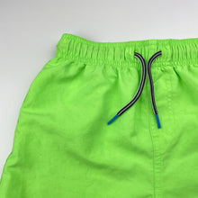 Load image into Gallery viewer, Boys Anko, fluoro green boardshorts, elasticated, EUC, size 8,  