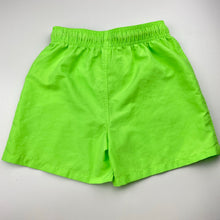 Load image into Gallery viewer, Boys Anko, fluoro green boardshorts, elasticated, EUC, size 8,  