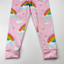 Load image into Gallery viewer, Girls SHEIN, lightweight pyjama pants, rainbows, EUC, size 2,  