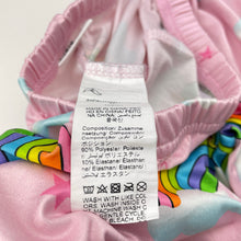 Load image into Gallery viewer, Girls SHEIN, lightweight pyjama pants, rainbows, EUC, size 2,  