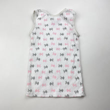 Load image into Gallery viewer, Girls Target, cotton singlet top, bows, GUC, size 00,  
