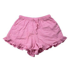 Load image into Gallery viewer, Girls Cotton On, pink cotton / linen shorts, elasticated, FUC, size 5,  