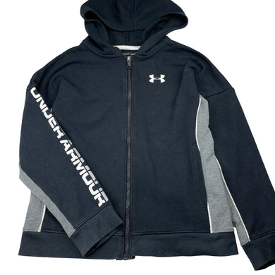 Unisex Under Armour, Coldgear zip hoodie sweater, wash fade, FUC, size 10-11,  
