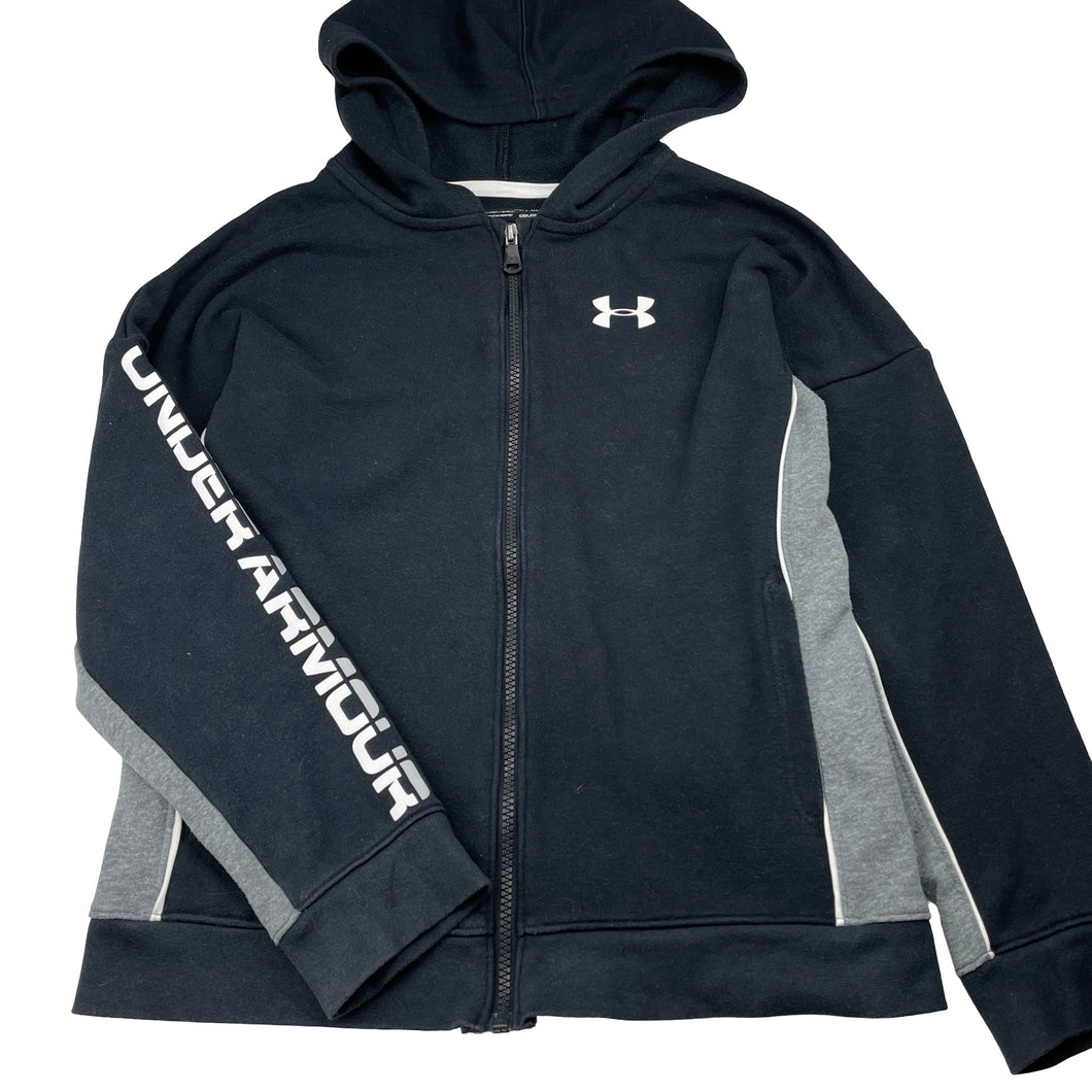 Unisex Under Armour, Coldgear zip hoodie sweater, wash fade, FUC, size 10-11,  