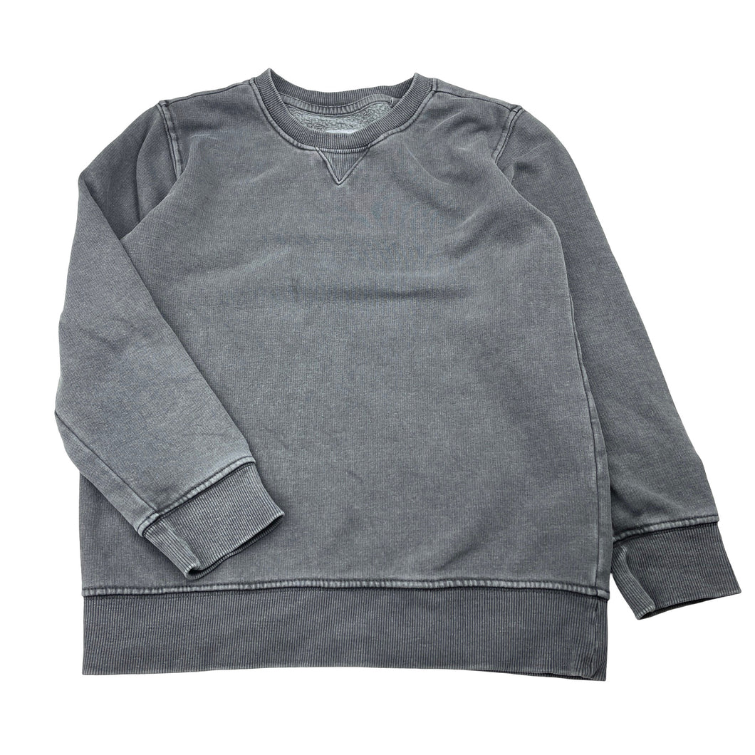Boys Target, grey fleece-lined sweater / jumper, GUC, size 7,  