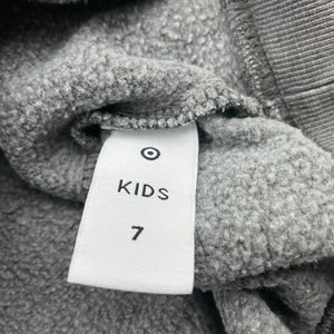 Boys Target, grey fleece-lined sweater / jumper, GUC, size 7,  