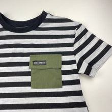 Load image into Gallery viewer, Boys SHEIN, lightweight striped tee / top, GUC, size 6,  